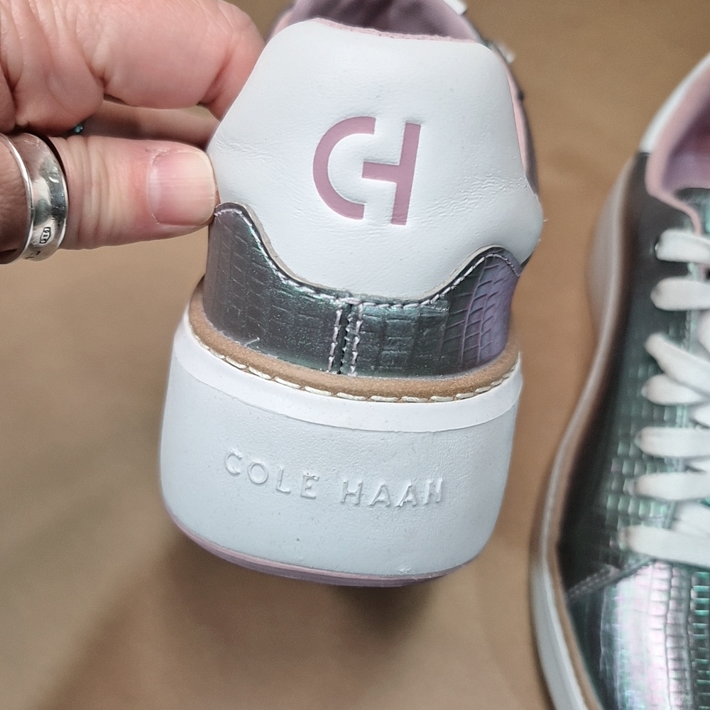 Cole Haan Metallic Green Sneakers - Picture 5 of 11